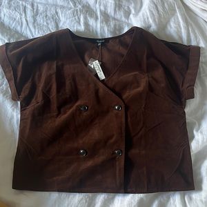 NWT corduroy Madewell top